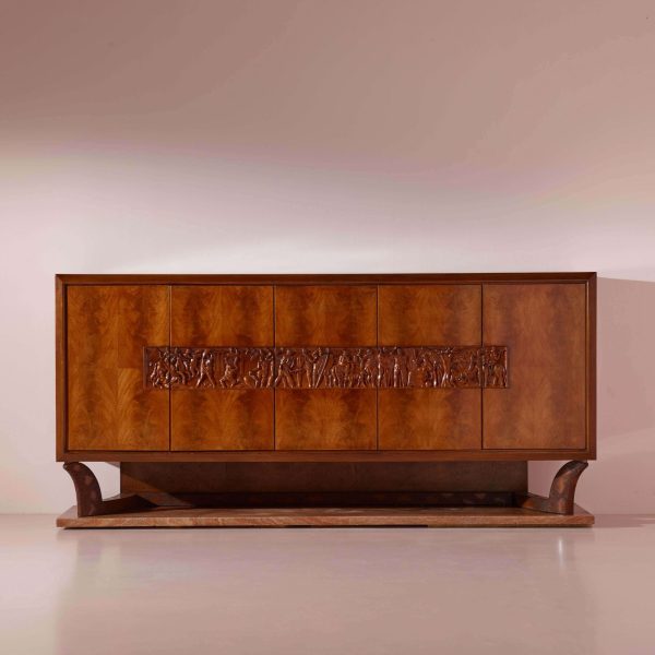 Osvaldo Borsani Unique Large Credenza, Arredamenti Borsani Varedo, Italy, 1940s - Image 11