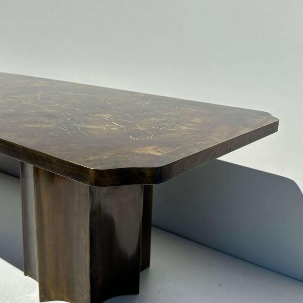 Philip & Kelvin LaVerne "Creation of Man" Bronze Coffee Table - Image 6
