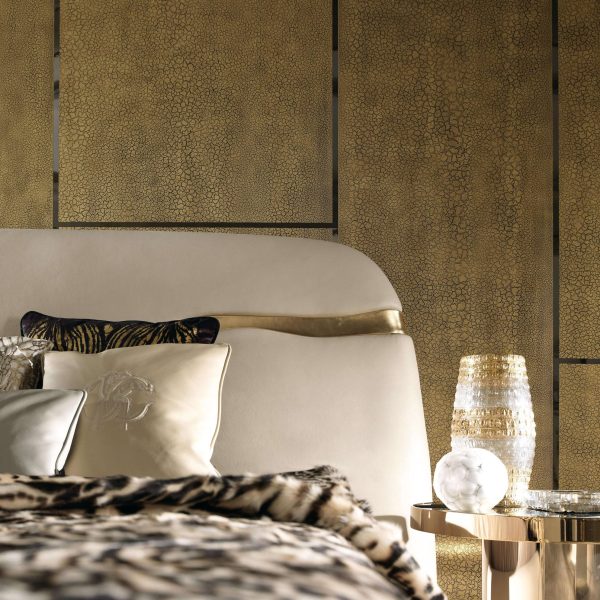 21st Century Elgon Bed in Leather by Roberto Cavalli Home Interiors - Image 8