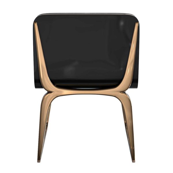 Safari XLIX Chair, Set of Eight, with Bronze & Tailor Made Leather - Image 2