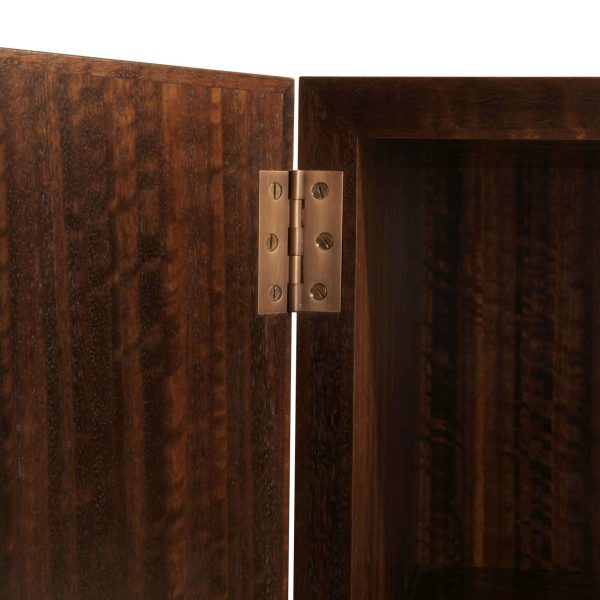 Porchester Sideboard, Smoked Eucalyptus Handcrafted Cabinet with Mica Inlay - Image 10