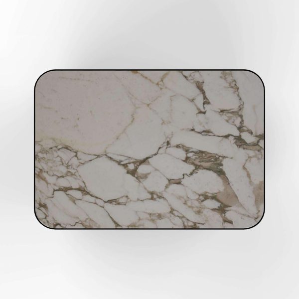Pair Art Deco Style Elie Saab Maison Nabuk Marble Essence Nightstand, Italy - Image 3