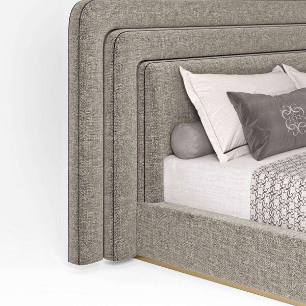 Art Déco Style Elie Saab Maison 100% Wool Headboard Voyage Royal Bed Italy - Image 2
