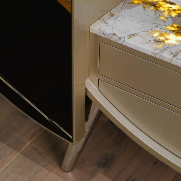 Bongo Bar Cabinet, Manual Doors, Handmade in Portugal by Greenapple - Image 9