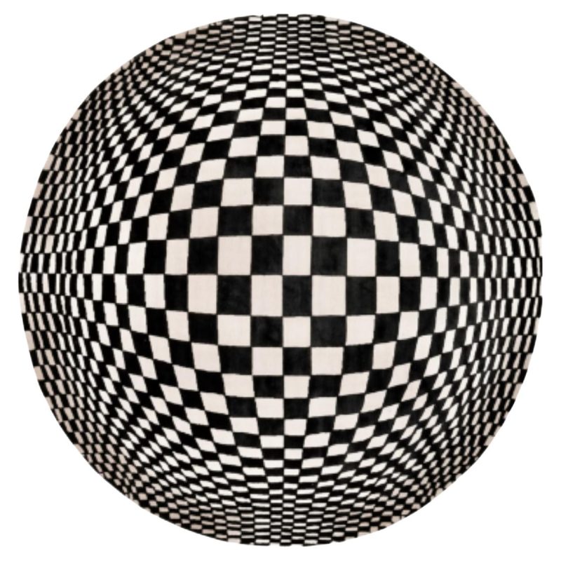 Convex Circular 400 Rug by Illulian