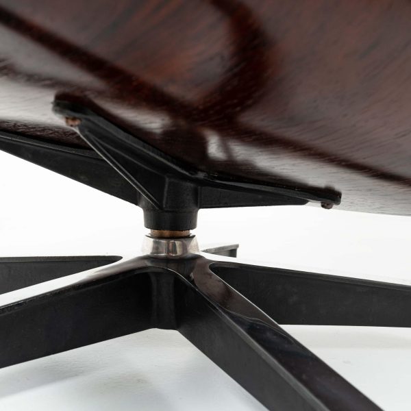 1st Gen 1956-1959 Eames Lounge Chair and Boot Glide Ottoman - Image 12