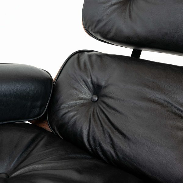 1st Gen 1956-1959 Eames Lounge Chair and Boot Glide Ottoman - Image 14