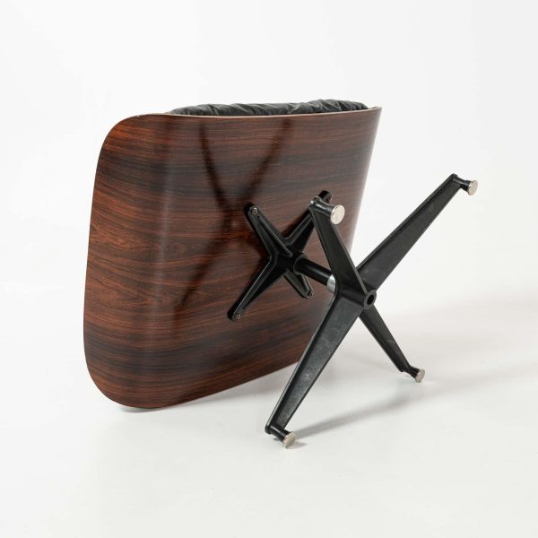 1st Gen 1956-1959 Eames Lounge Chair and Boot Glide Ottoman - Image 10