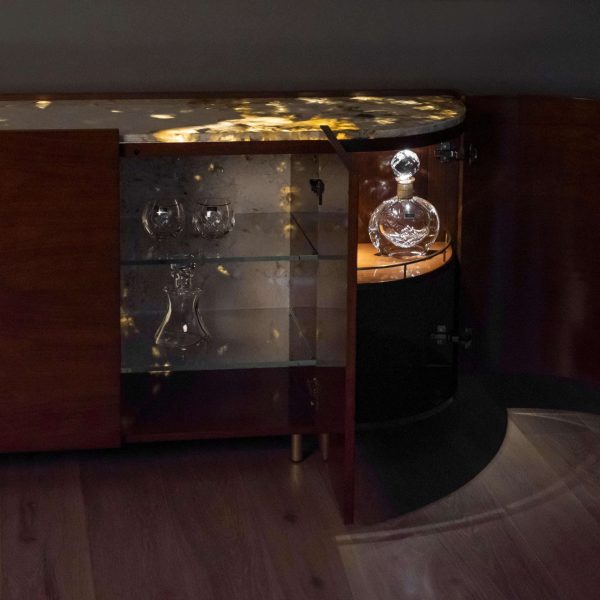 Modern Olival Cocktail Cabinet, Patagonia Stone, Handmade Portugal by Greenapple - Image 8