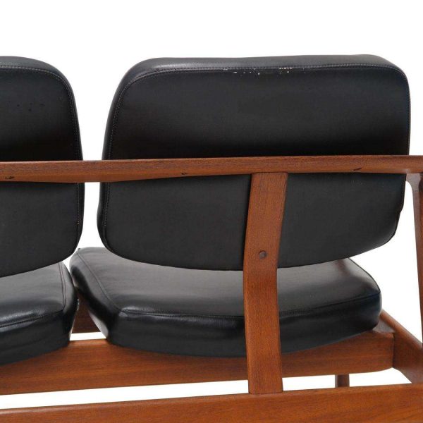 Folke Ohlsson Ascot Teak Frame Sofa in Black - Image 11