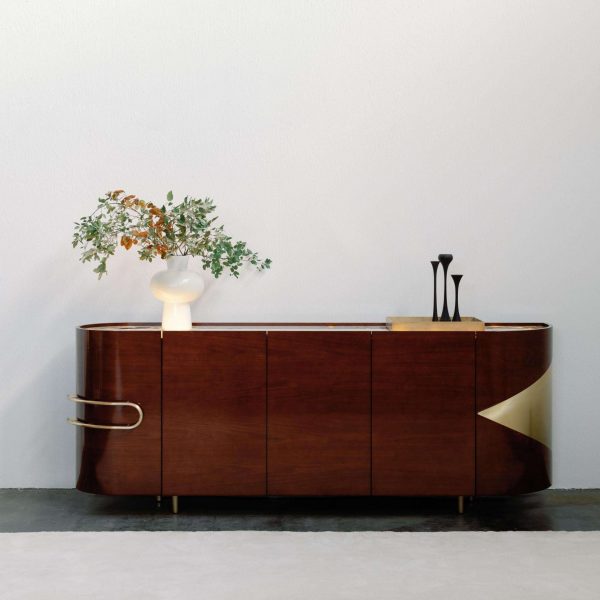 Modern Olival Cocktail Cabinet, Patagonia Stone, Handmade Portugal by Greenapple - Image 2