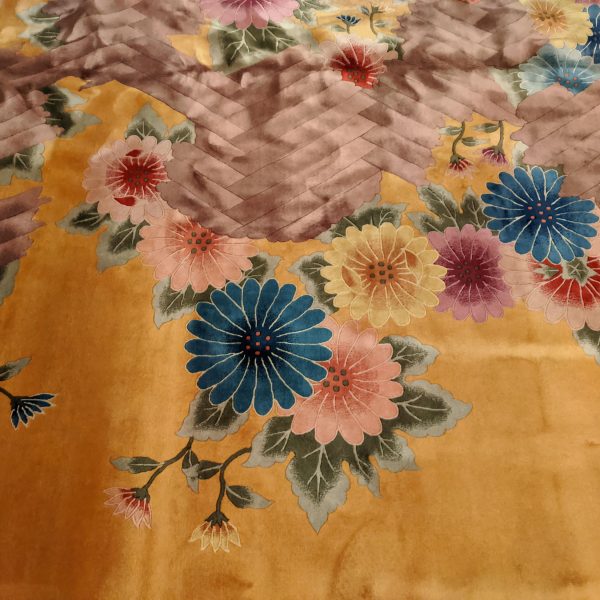 Antique Art Deco Chinese Carpet by Nichols & Co. - Image 4
