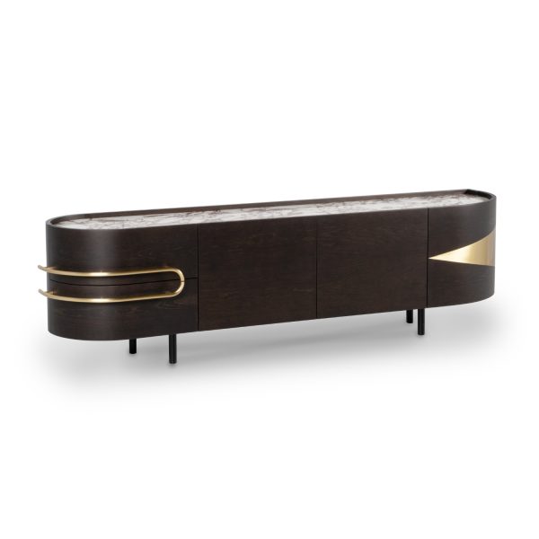 Modern Olival Sideboard TV Cabinet, Marble, Handmade in Portugal by Greenapple