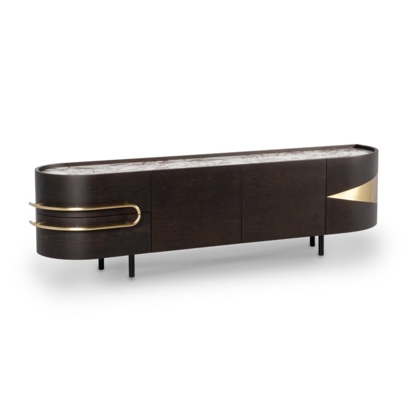 Modern Olival Sideboard TV Cabinet, Marble, Handmade in Portugal by Greenapple