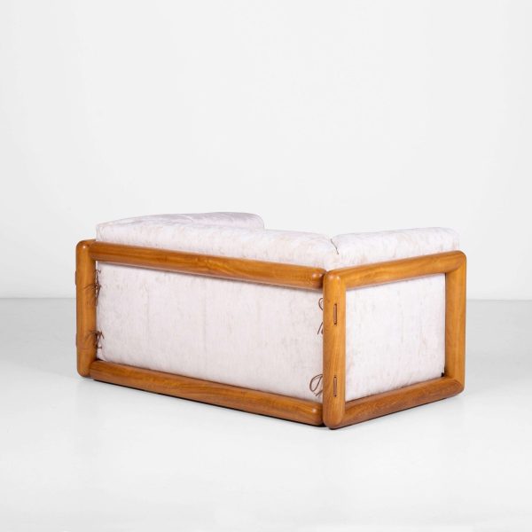 Pair of Cornaro 140 Armchairs by Carlo Scarpa with Ash Wood Structure, 1974 - Image 9