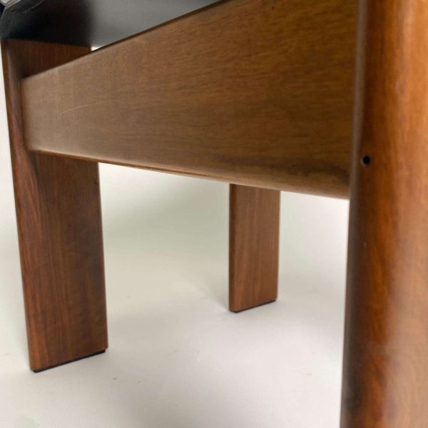 Set of 6 Monk Leather Chairs by Afra & Tobia Scarpa for Molteni, Italy 1974 - Image 4