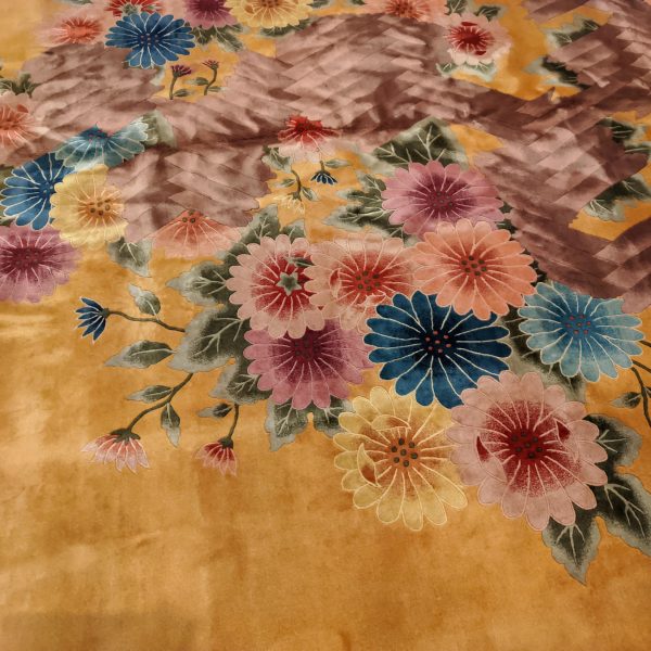Antique Art Deco Chinese Carpet by Nichols & Co. - Image 5