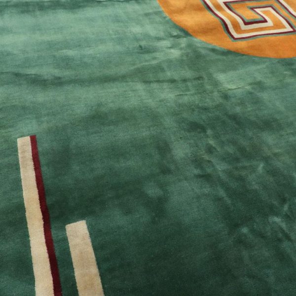 Vintage Chinese Art Deco Room Size Carpet - Image 8