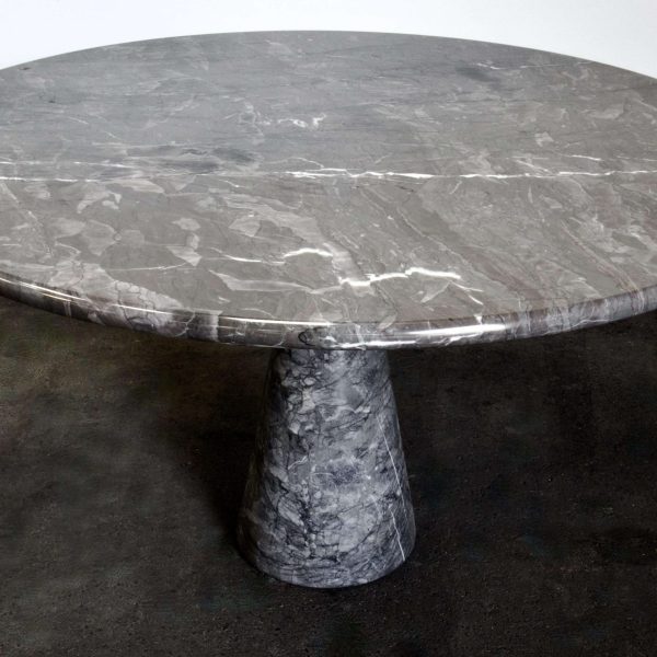 1970s M1 Mangiarotti Dining Table in Gray Mondragone Marble for Skipper, Italy - Image 4