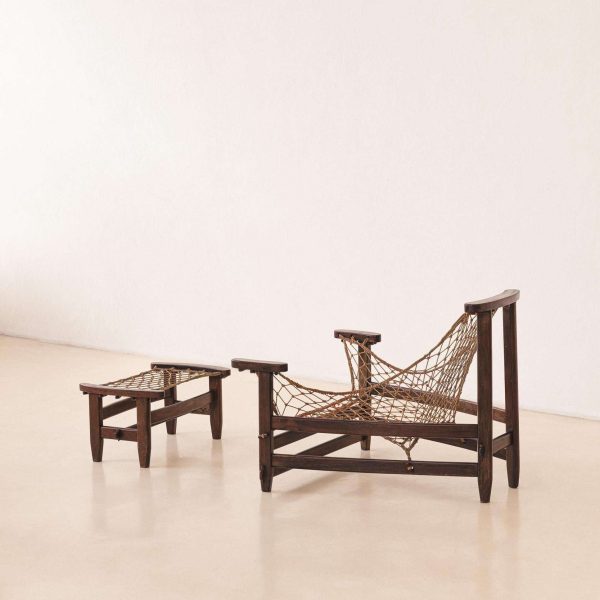 Jangada with Ottoman Armchair by Jean Gillon, Brazilian Midcentury Design, 1968 - Image 2