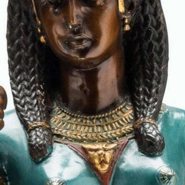 Monumental Emile Louis Picault Signed Egyptian Revival Pharaoh Sculptures, Pair - Image 6