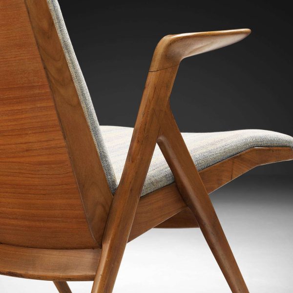 Pair of Taichiro Nakai Armchairs in Cherry Wood - Image 9