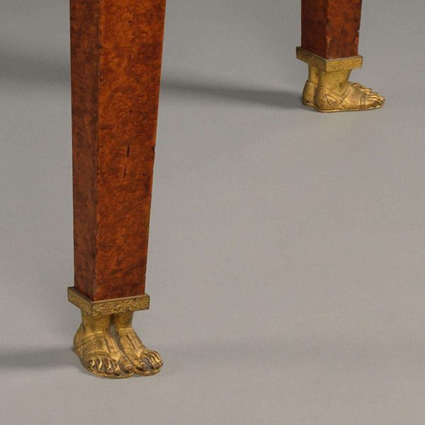 Empire Style Gilt-Bronze Mounted Bureau Plat by Maison Forest, circa 1900 - Image 8
