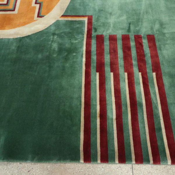 Vintage Chinese Art Deco Room Size Carpet - Image 3