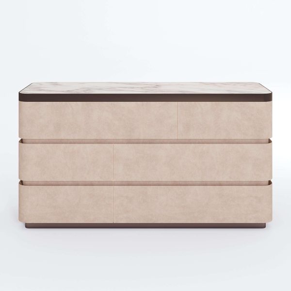 21st Century Art Déco Elie Saab Maison Nabuk Marble Essence Dresser, Italy - Image 2