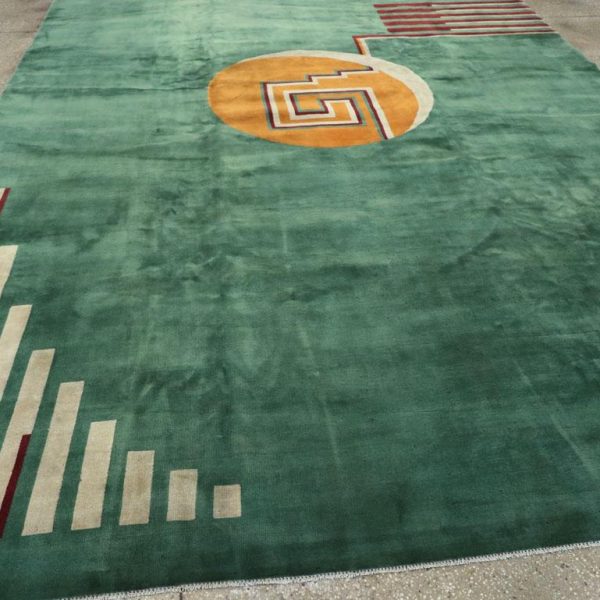 Vintage Chinese Art Deco Room Size Carpet - Image 4
