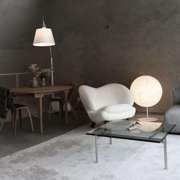 Finn Juhl Pelican Chair Skandilock Sheep Offwhite and Wood - Image 6