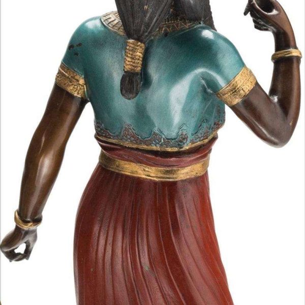 Monumental Emile Louis Picault Signed Egyptian Revival Pharaoh Sculptures, Pair - Image 7