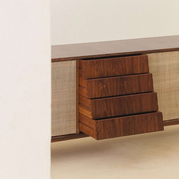 Credenza, Unknown, Caviuna and Cane, Carlo Hauner and Martin Eisler, c. 1955 - Image 8