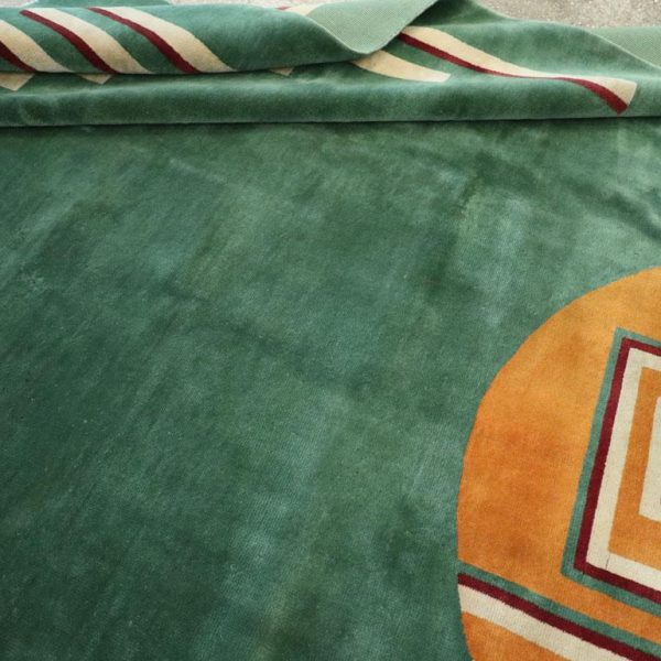 Vintage Chinese Art Deco Room Size Carpet - Image 6