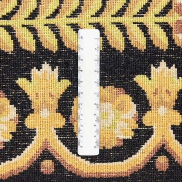 Versace Collection Rug Petit Barocco Nero Black Gold, 1980 - Image 12