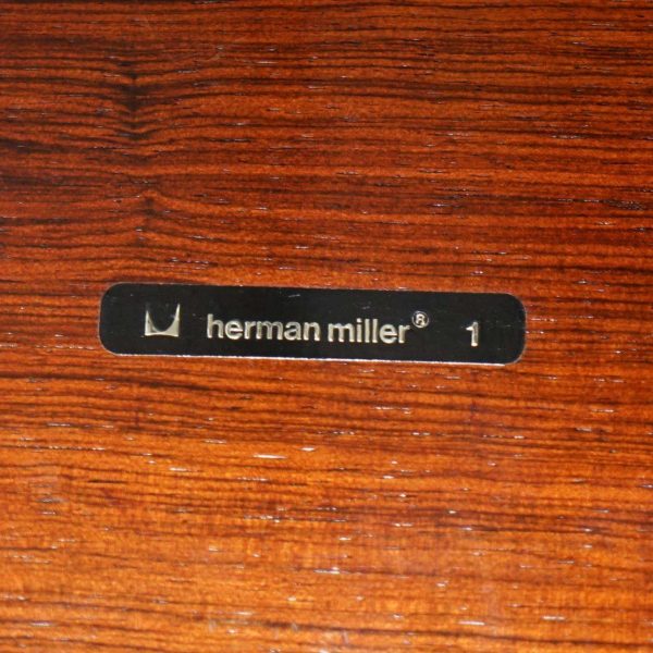 Restored 1960 Herman Miller No1 Hardwood Eames Lounge Armchair and Ottoman - Image 20