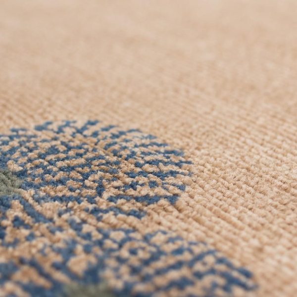 Tree And Cloud Scallop Edge Neutral Chinese Inspired Area Rug by Joseph Carini - Image 9