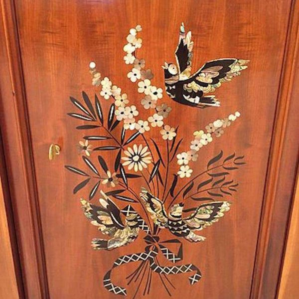 French Art Deco Mother-of-Pearl Inlay Butterfly Buffet by Jules Leleu - Image 2