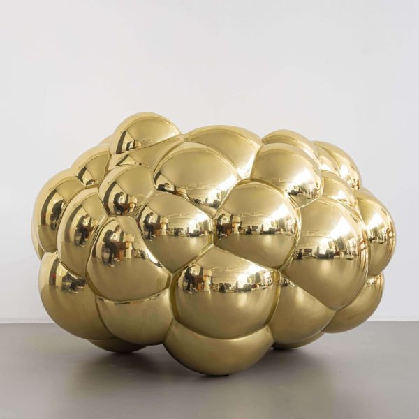 Wolk Lounge Armchair in Brass by Richard Hutten - Image 5