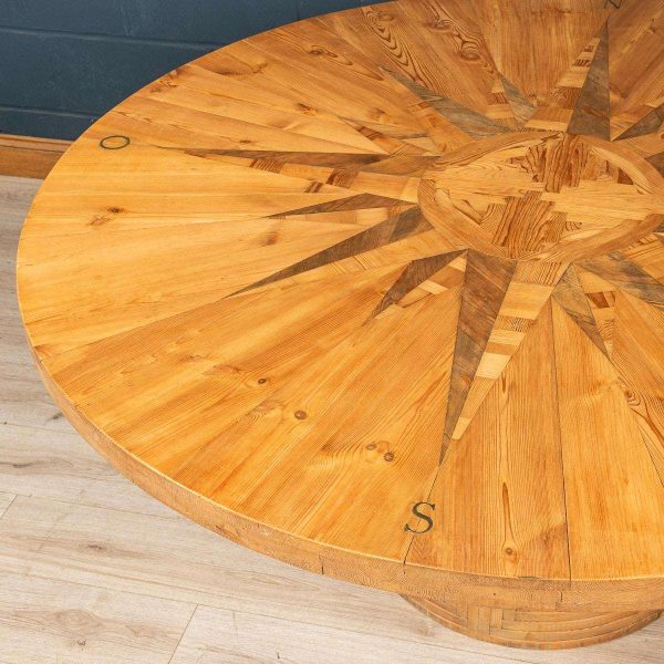 20th Century "Rosa Dei Venti" Table by Mario Ceroli for Poltronova, Italy c.1970 - Image 8