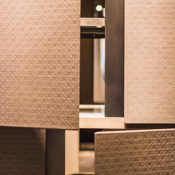 21st Century Art Déco Elie Saab Maison Leather Marble Essence Bar Cabinet, Italy - Image 9