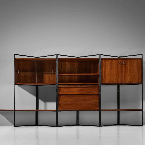 Taichiro Nakai for La Permanente Mobili Adjustable Wall Cabinet in Teak - Image 5