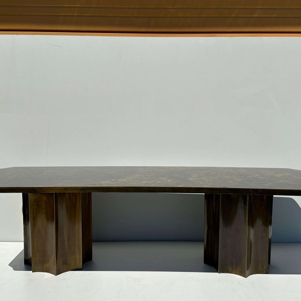 Philip & Kelvin LaVerne "Creation of Man" Bronze Coffee Table - Image 3