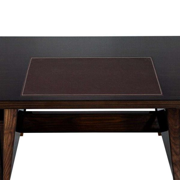Custom Modern Walnut Executive Desk by Carrocel - Image 7
