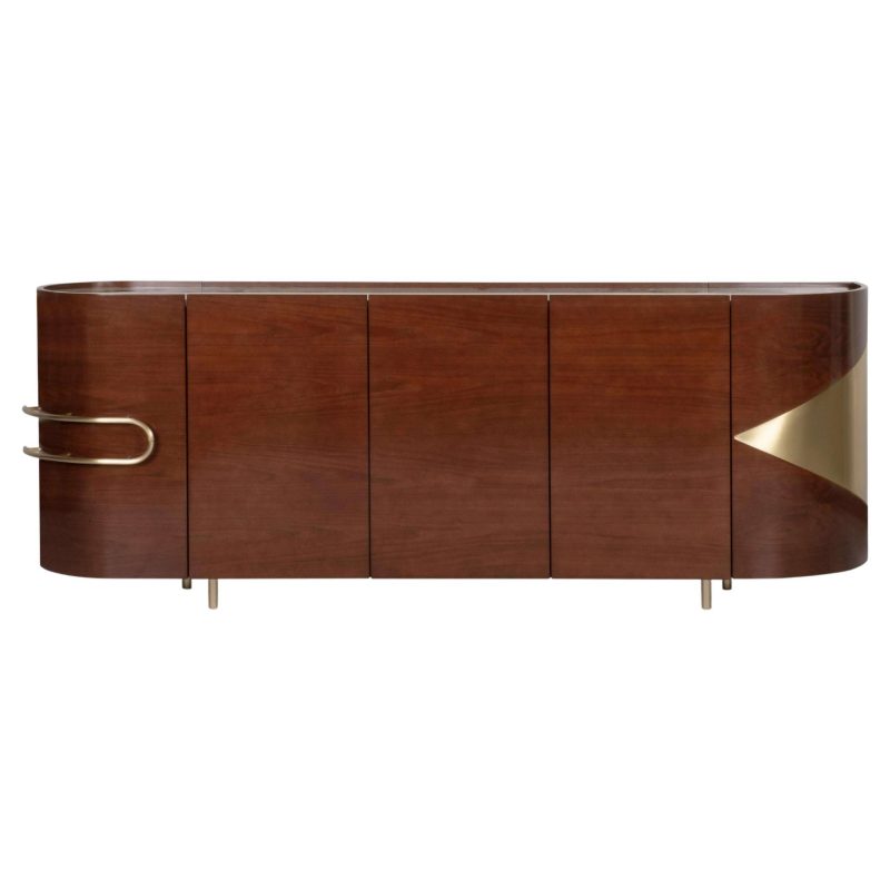 Modern Olival Cocktail Cabinet, Patagonia Stone, Handmade Portugal by Greenapple