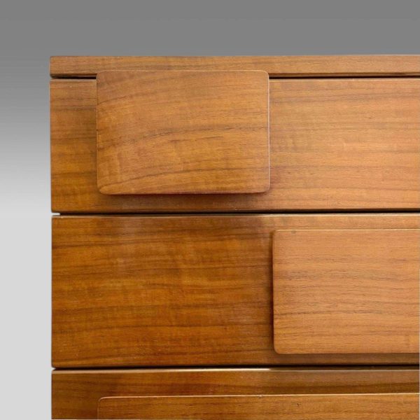 Gio Ponti for Singer & Sons Italian Mid-Century Modern Sculptural Dresser, Walnut - Image 7