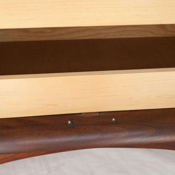 Vladimir Kagan Walnut Dresser Two Door Cabinet Chifforobe on Slayed Legs Mint! - Image 5