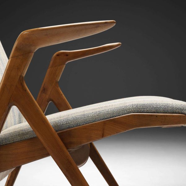 Pair of Taichiro Nakai Armchairs in Cherry Wood - Image 3