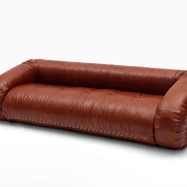 1970s Design Anfibio Foldable Sofa Vintage Leather Becchi Giovannetti - Image 3