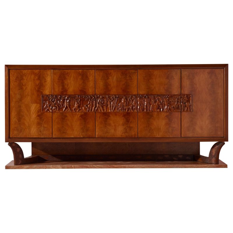 Osvaldo Borsani Unique Large Credenza, Arredamenti Borsani Varedo, Italy, 1940s